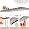 Sorbus 3 Pack Extra Long Floating Shelves for Wall, Large Floating Shelves for Bedroom, Kitchen, Living Room, Bathroom Shelves, Farmhouse Home Decor - 47 x 9.25 Inch Wall Mounted Floating Shelves for Wall